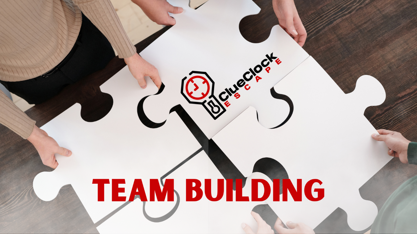 multiple people putting together pieces of a puzzle as a team.