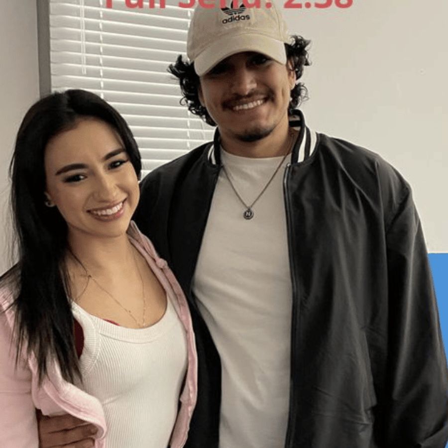 A winning couple after the Madhouse escape room